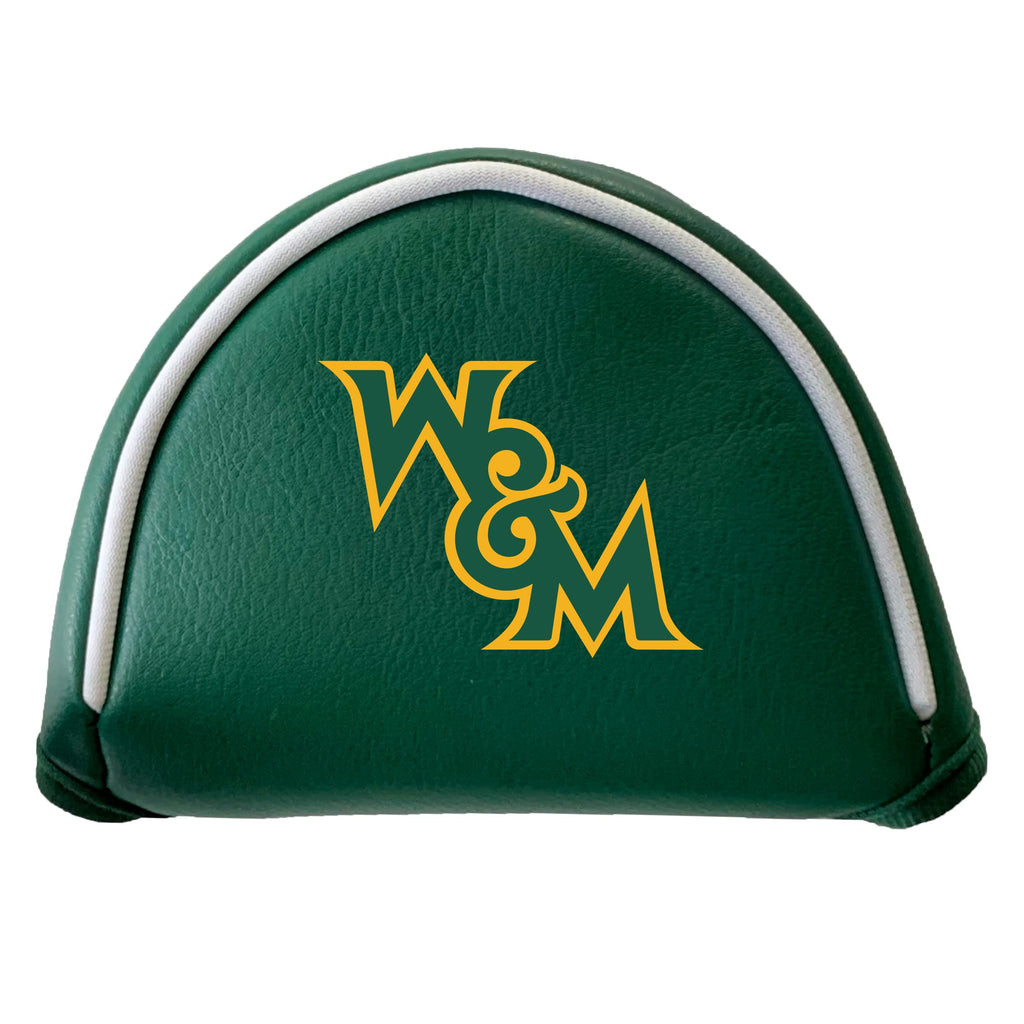 Team Golf NCAA William and Mary COL Putter Cover - Mallet (Color) - Printed, Fits Most Mallet Putters, Easily Slips on and Secures With Velcro Closure