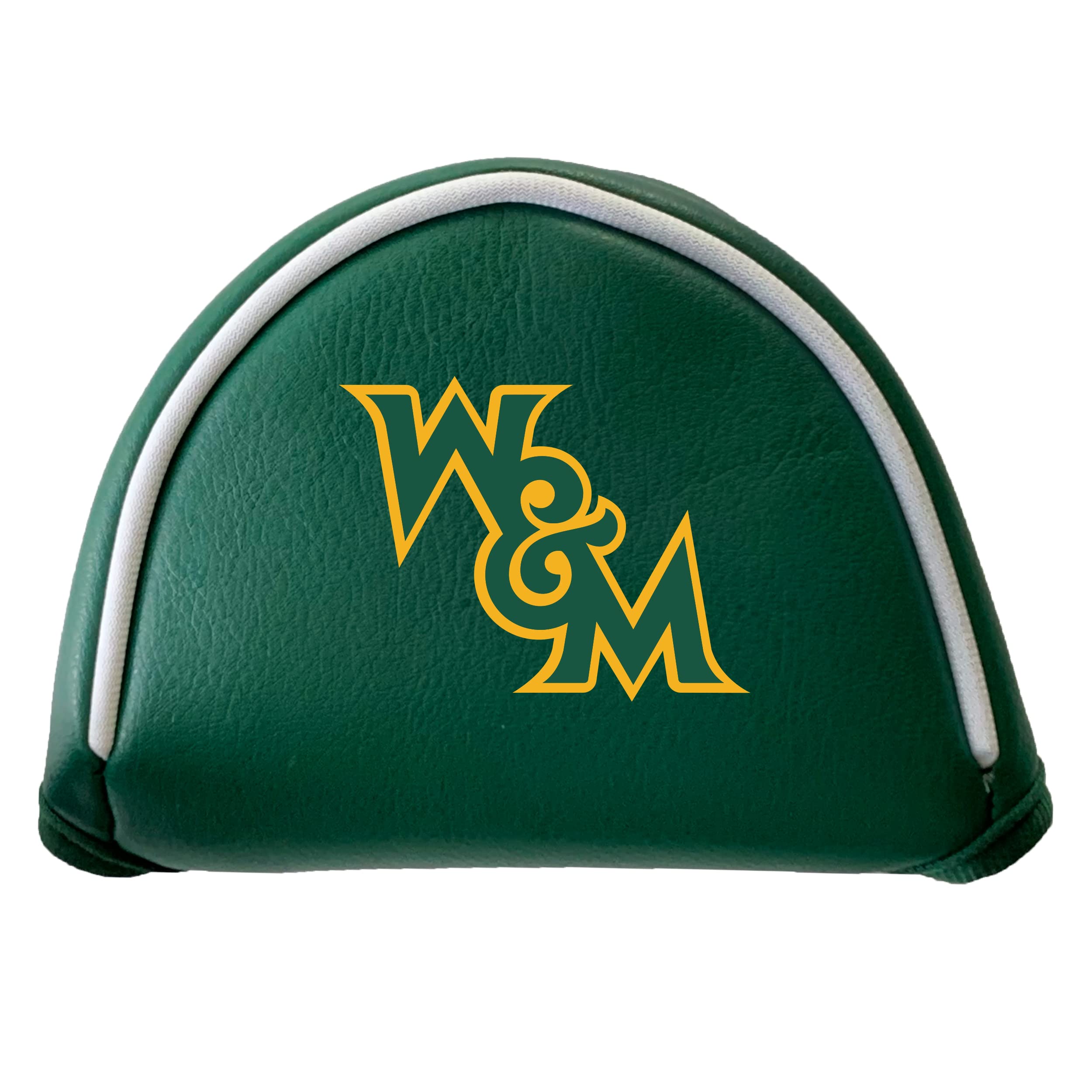 Team Golf NCAA William and Mary COL Putter Cover - Mallet (Color) - Printed, Fits Most Mallet Putters, Easily Slips on and Secures With Velcro Closure