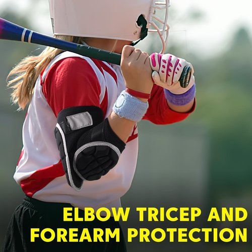 Batters Elbow Guard - Baseball & Softball Forearm Protection for Youth & Adults