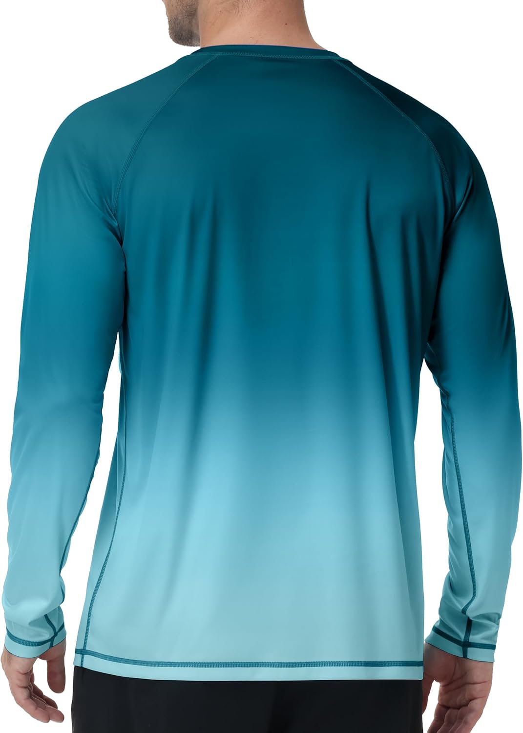 Roadbox Men's UPF 50+ Swim Shirt - Long Sleeve UV Sun Protection Rash Guard | Quick Dry SPF T-Shirt for Beach & Surfing