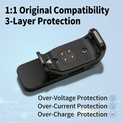 Charging Clip for Garmin Alpha TT25 T20 Dog Training Collar with Type-C Charging Cable