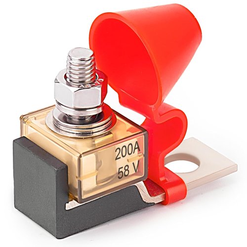 MRBF Terminal Fuse Block - 200A Marine Rated Battery Fuse | IP66 Waterproof for RVs, Cars & Cranes