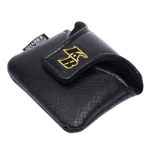 SHABIER Golf Large Mallet Headcover for Taylormade MySpider X Putter, MySpider Tour Putter (Black 24 KB Design)