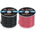 14 AWG Marine Grade Wire - 200FT Red & 200FT Black Tinned Copper Cable for Boats & RVs