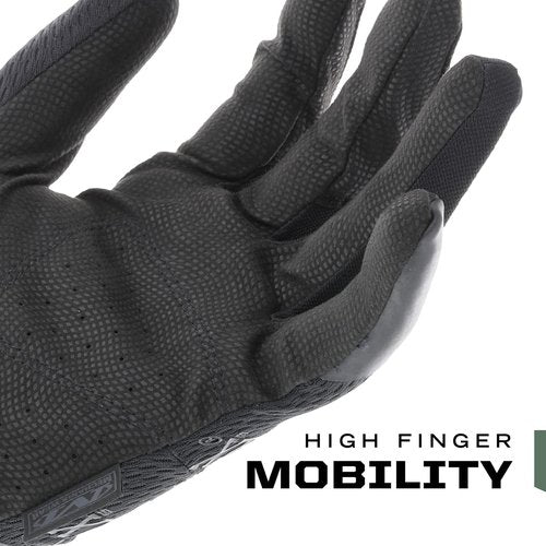 Mechanix Wear Tactical Gloves - 0.5mm High-Dexterity Design for Precision Feel | Black, Small