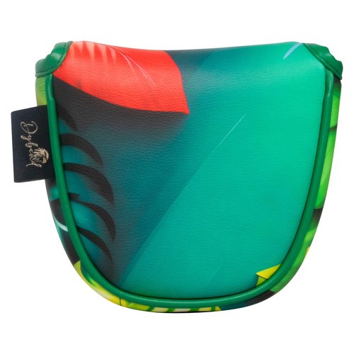 DYBEN - Magnetic Mallet Putter Cover - Cool and Funny Golf Putter Head Cover - Durable Leather Protection - Universal Fit for Mallet Putters - 5.11"L x 5.31" W