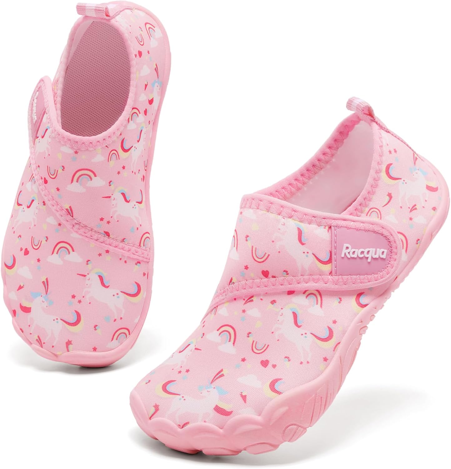 Racqua Kids Water Shoes - Quick Dry Lightweight Aqua Swim Footwear | Perfect for Little & Big Kids