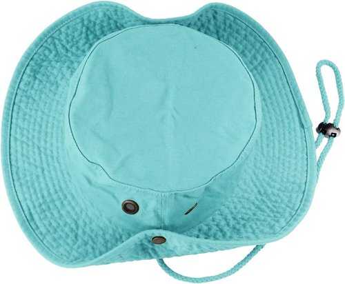 Gelante 100% Cotton Adjustable Bucket Safari Hat - Stone-Washed Sun Protection | Stylish & Comfortable