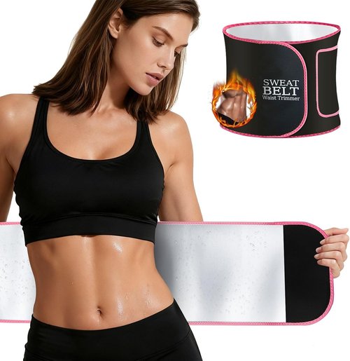 MORECOO Waist Trainer - Sculpting Sweat Band for Stomach & Waist Trimming | Ideal for Workouts