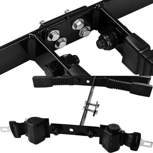 10L0L 4 PCS Universal Retractable Golf Cart Seat Belts Kit for Yamaha Club Car EZGO Go-Kart ATV UTV etc. Fits Installed in Front or Rear Seat (Not Include Bracket)