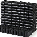 Pangda 100 Pieces Tennis Badminton Racket Overgrips Bulk Tennis Racket Grip Tape for Anti-Slip and Absorbent Grip (Black)