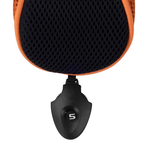 Andux 3 Pack Long Neck Golf Hybrid Club Head Covers Dial No. Tag CTMT-01 Black/Orange