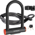 Heavy Duty Bike U Lock by [Brand Name] - 16mm Security Lock with 3ft/5ft/6ft Cable & Mounting Bracket