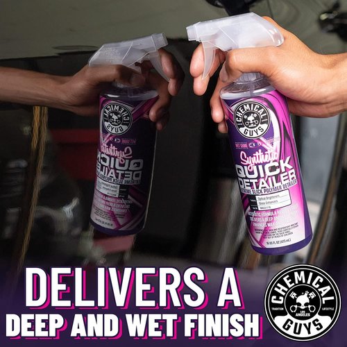 Chemical Guys Synthetic Quick Detailer - Extreme Slick Polymer for Cars & More | 16 fl oz (2 Pack)