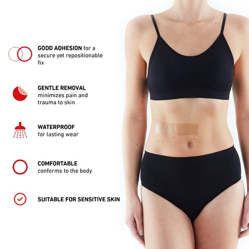Neo-G Opti-Heal Silicone Medical Tape for Wound Care – Medical Surgical Tape Sensitive Skin for Fixation of Wound Dressings, Bandages, Medical Devices - Adhesive First Aid Tape Roll -1 inch x 3.3 yd