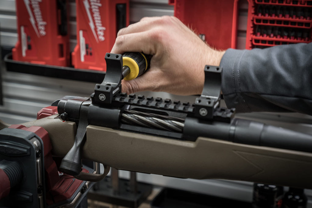 Wheeler Sporter Scope Rings with Interchangeable Base for Mounting Scopes on Picatinny and Weaver Rails