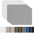 OAZ Nylon Repair Patches - 8 Self-Adhesive Waterproof Fabric Patches for Outdoor Gear | Gray/White, 7.87 x 5.9 Inch