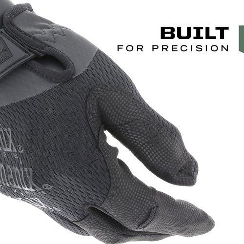 Mechanix Wear Tactical Gloves - 0.5mm High-Dexterity Design for Precision Feel | Black, Small