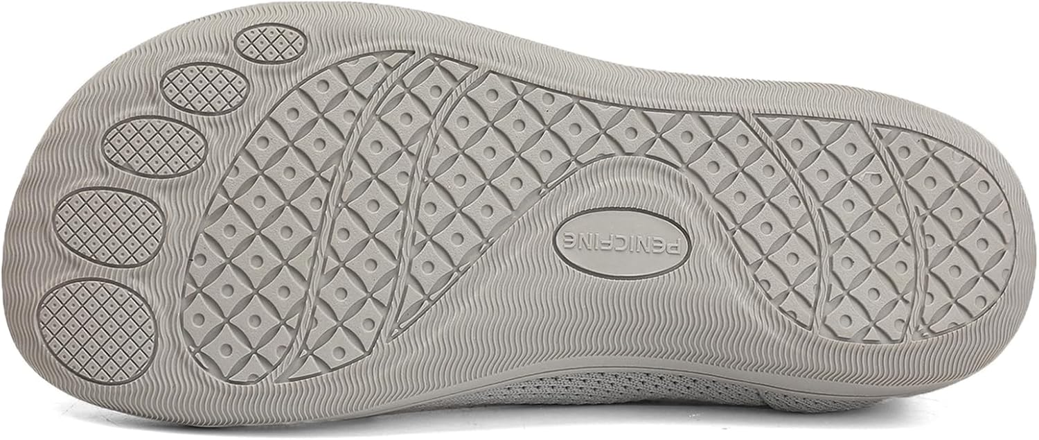 Skiennix Men's Wide Barefoot Shoes - Minimalist Casual Design for Outdoor Walking | Zero Drop Comfort