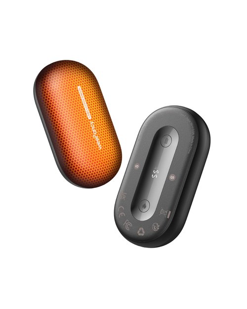 Hand Warmers Rechargeable 2 Pack, Magnetic Alloy Handwarmer 7000 mAh Reusable, Instant Heating UP to 131°F, 15 Hours Long Lasting Palm Pocket Heater, Gifts Packing for Skiing,Hunting,Camping,Golf