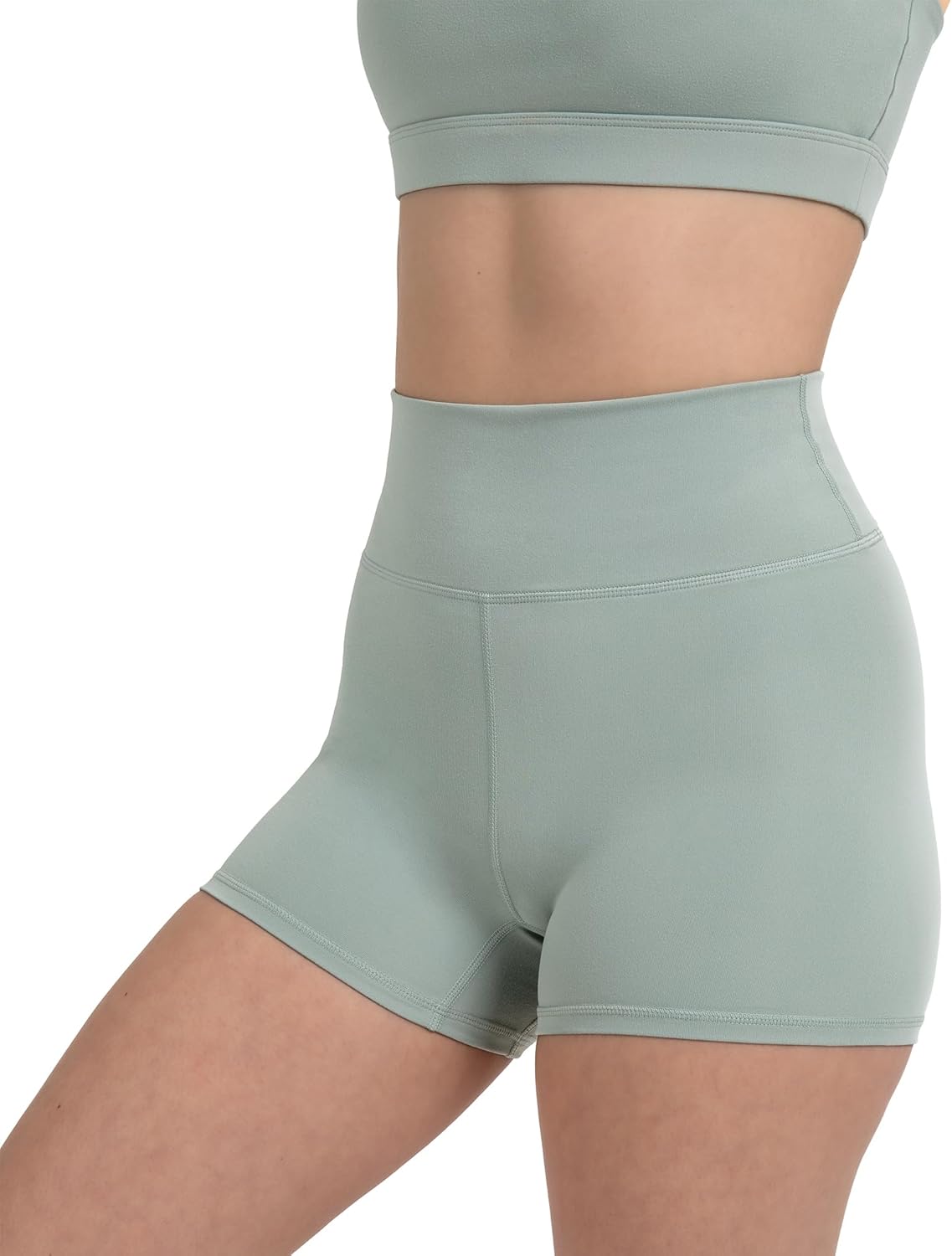 YITTY Active UltraLuxe High Waist Biker Shorts - Squat Proof, Tummy Control, 3''/6'' for Yoga & Workout