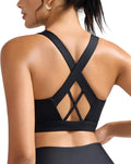 RUNNING GIRL Sports Bra - High Impact Molded Cup Design with Sewn-In Pads for Ultimate Comfort