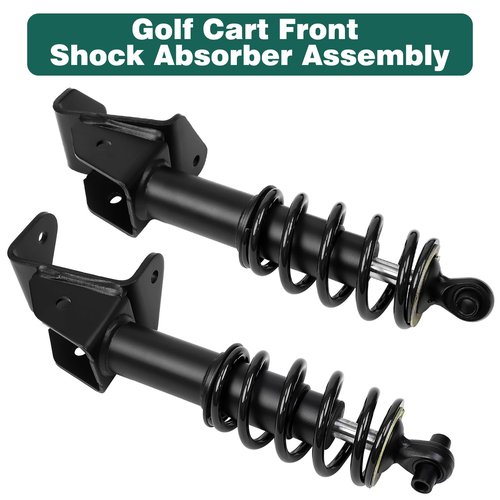 Yamaha Front Shocks Absorbers Set Fit Yamaha G29 Drive 2007-2016 Golf Cart Passenger and Driver Side OEM JW2-F3390-00-00 JW2-F3350-00 (Black)