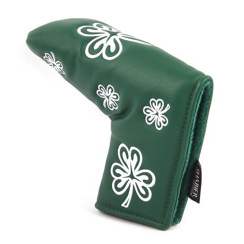SHABIER Golf Putter Cover Shamrock Design Headcover for Blade Golf Putter Head Cover