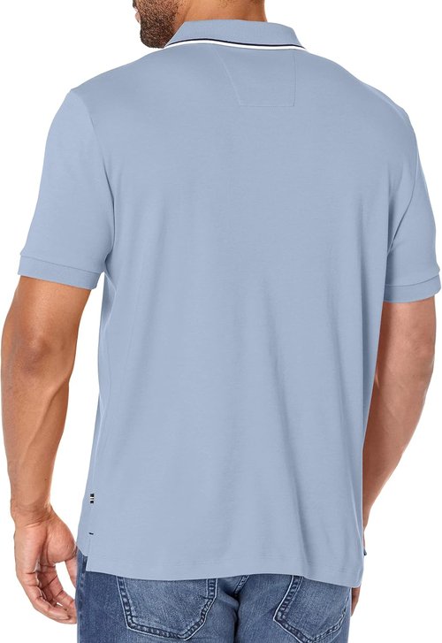 Nautica Men's Classic Fit Polo Shirt - Short Sleeve with Dual Tipped Collar | Stylish Comfort