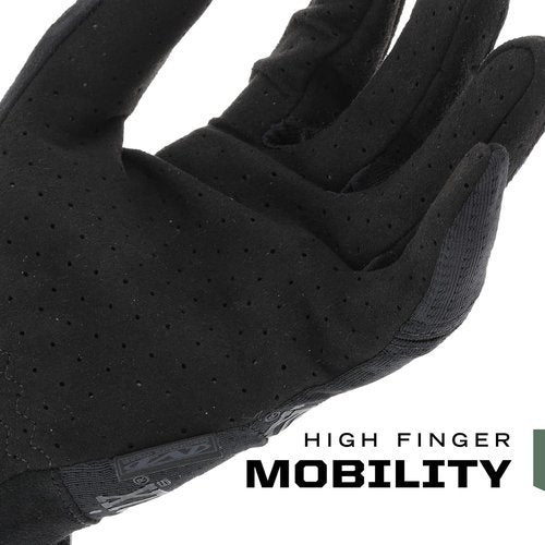 Mechanix Wear Tactical Gloves - Ventilated High-Dexterity Field Work Gloves - Touchscreen Compatible | XX-Large - Covert Black