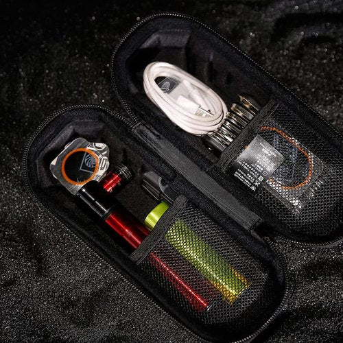 WILD MAN Bike Tool Storage Bag Hard Shell Waterproof Bicycle Repair Bag for Mountain Road Bike MTB Cycling(XT11,Black)