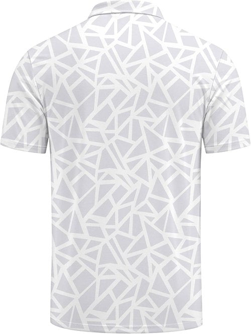 COOFANDY Men's Golf Polo Shirt - Quick Dry Performance with Moisture Wicking | Casual Print Design