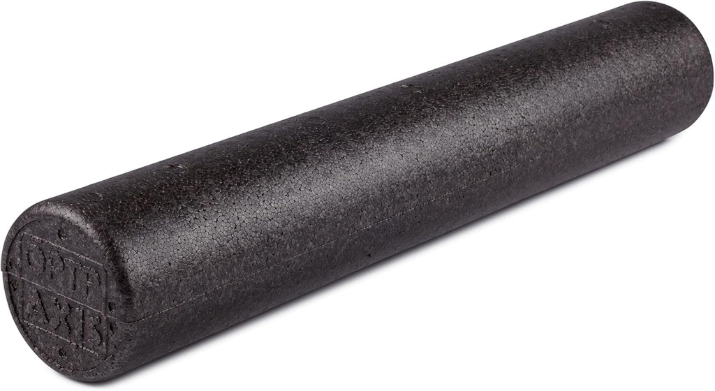 OPTP AXIS Firm Foam Roller - High Density for Physical Therapy & Fitness | 36" X 6" Round, Black