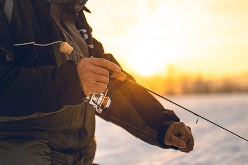 St. Croix Rods Skandic Ice Rod, SKAS36M, Wintergreen, 36"