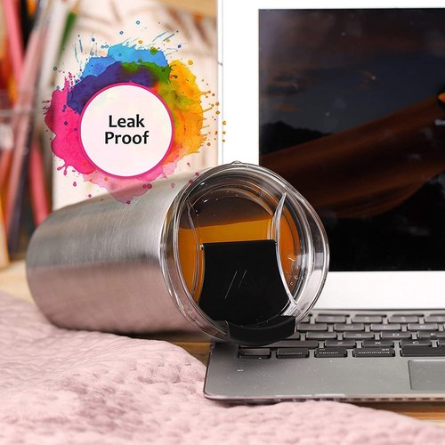 **dscvr Tumbler Replacement Lids - Spill Proof & Shatter Resistant | Fits 20 oz YETI & Ozark Trails (Black)**