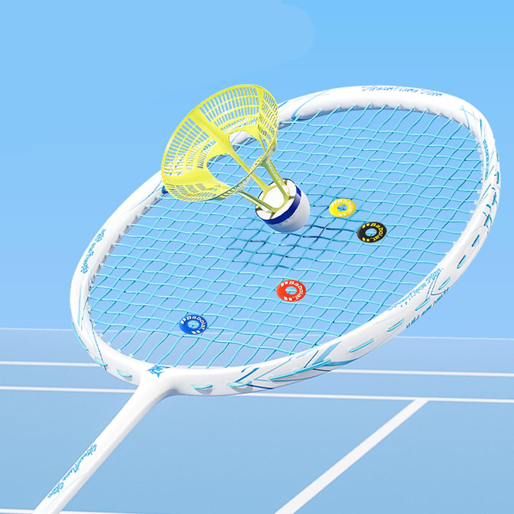 PKRFCJ 16pcs Rubber Tire Shape Vibration Dampener, Tennis Racket Dampener, Helps You Control The Racket Well and Enhances The Comfort of Hitting The Ball, Suitable for Tennis and Squash Players