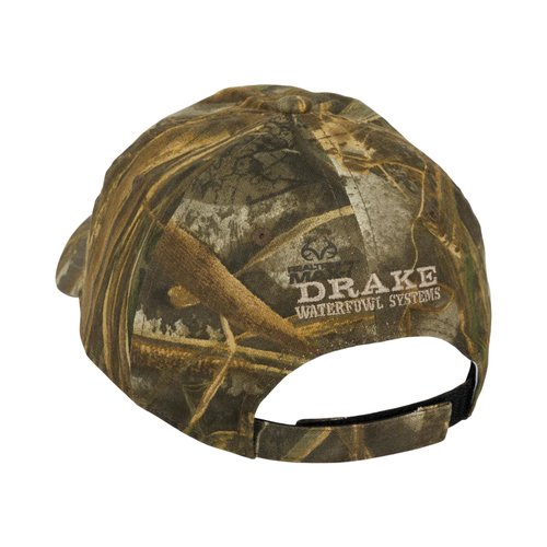 Drake Waterfowl Cotton Camo Cap - All-Weather Hunting Lightweight 6-Panel Construction Cap, Old School Timber