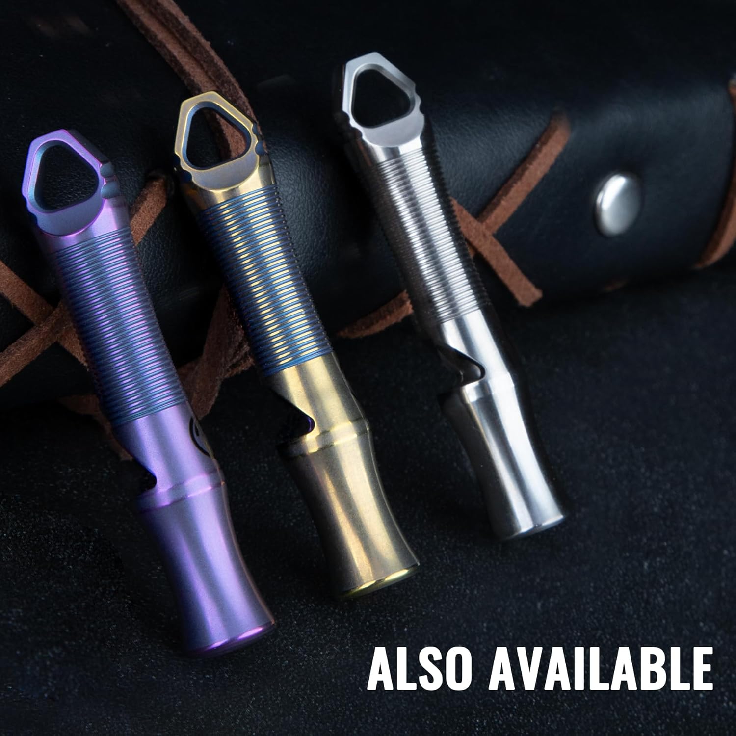 TACRAY Titanium Whistle - Ultra-Loud 120+ dB, Lightweight & Durable for Emergency Survival | Hiking & Camping
