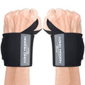 AOHO MOOON 18" Wrist Wraps for Weightlifting(Pair), Lifting Wrist Straps for Bench, Powerlifting & Weight Training, Heavy Duty Support for Working Out