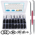 KOOTANS Nitrile Rubber O Ring Kit - 1200 Pcs Assortment in 24 Sizes for Plumbing & Automotive Repairs