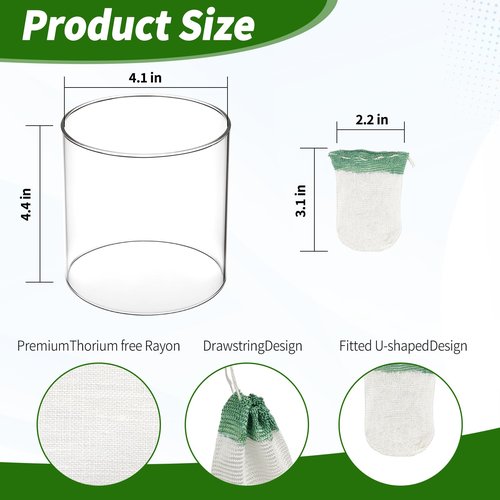 10 Propane Lantern Mantles and 1 Lantern Glass Globe Replacement Parts, Compatible with Coleman Kerosene Lanterns, Propane Lantern Mantle Replacement Suitable for Outdoor Camping Propane Lantern