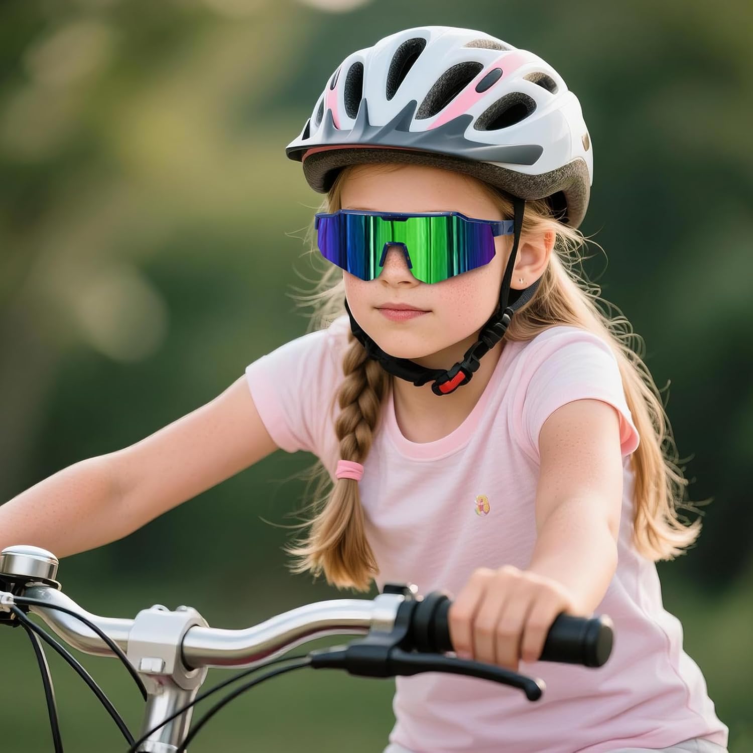 Polarized Youth Sports Sunglasses - Perfect for Boys & Girls Aged 5-15 | Ideal for Baseball, Softball, Cycling & Running