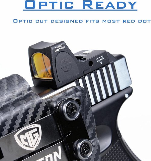 Glock - IWB Kydex Holster for G19/G17 with Light - Fits Olight Baldr S/MINI & Red Dot Optics