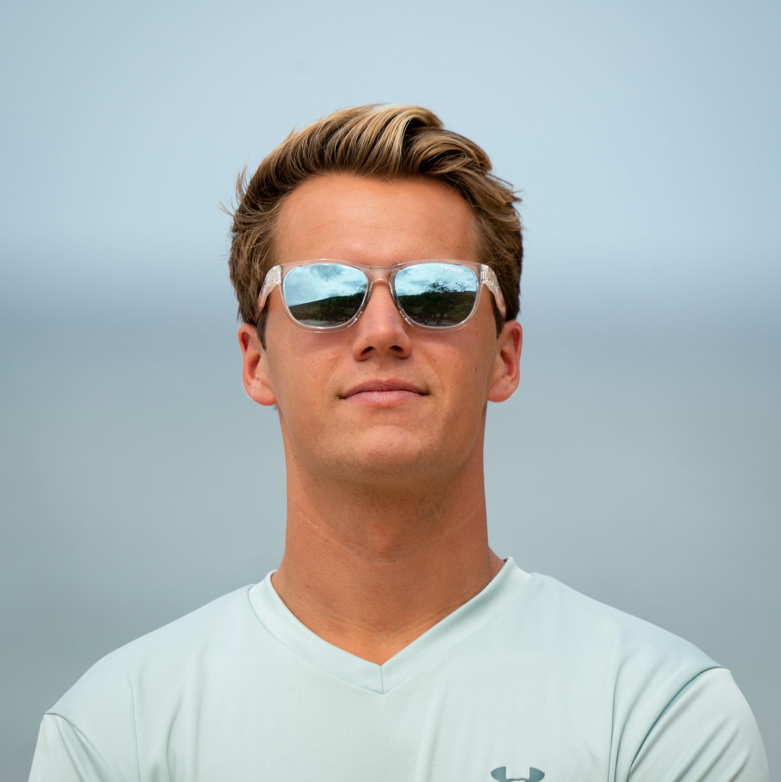 Tifosi Optics Swank Sunglasses (Bottle Green/Smoke Polarized Lenses)