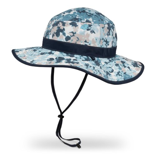 Sunday Afternoons Clear Creek Boonie Hat - Sun Hat for Women - UV Protection - Wide Brim - Womens SPF Beach Bucket Sunhats for Outdoors, Boating, Fishing, Hiking, Water, Boat, Blue Meadow, M