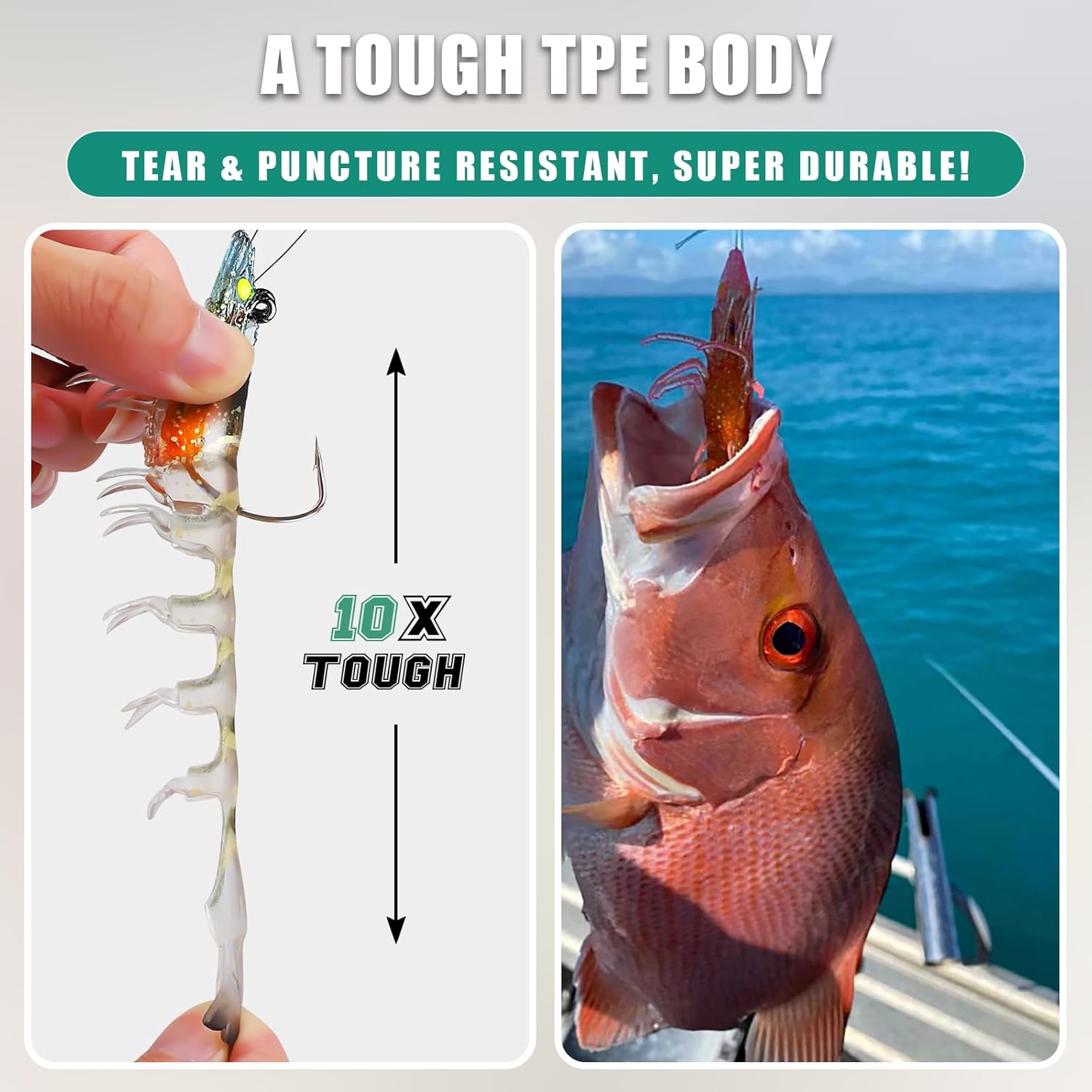 TRUSCEND Easy Catch Pre-Rigged Soft Fishing Lures, Super Durable TPE Swimbaits for More Bite, Well-Made Premium Fishing Gifts for Bass Crappie Trout Walleye, Saltwater Freshwater Baits Keep Separately
