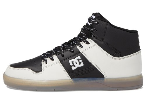 DC Cure Casual High-Top Skate Shoes Sneakers Black/Cream 7.5 D (M)