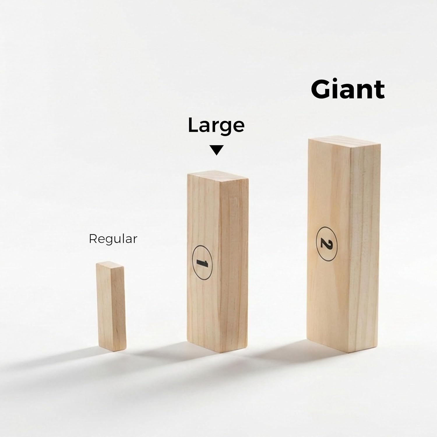 Outdoor Games Large Tower Stacking Game - 54 Wooden Blocks, 4 Ft Tall, Includes Carry Bag & Scoreboard
