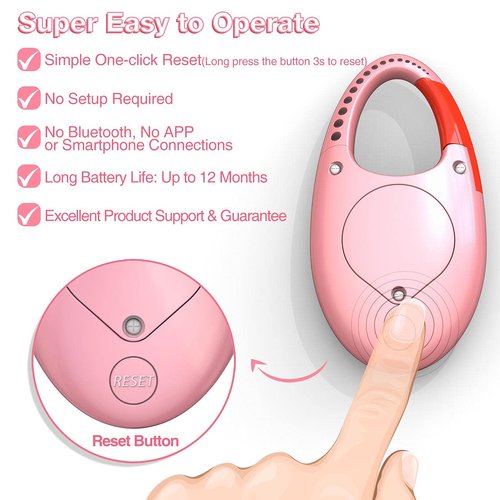 Simple 3D Step Counter, Walking Pedometer, Steps Tracker with Neck Lanyard/Carabiner for Men Women Teens Adults Seniors (Pink1)