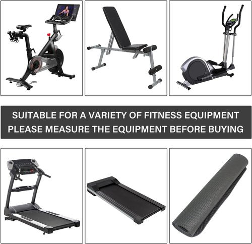 Bike Mat by [Brand Name] - Durable Treadmill & Exercise Equipment Floor Protector | Ideal for Indoor Gym